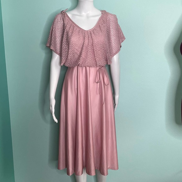 unknown Dresses & Skirts - Vintage Pink Boho Dress